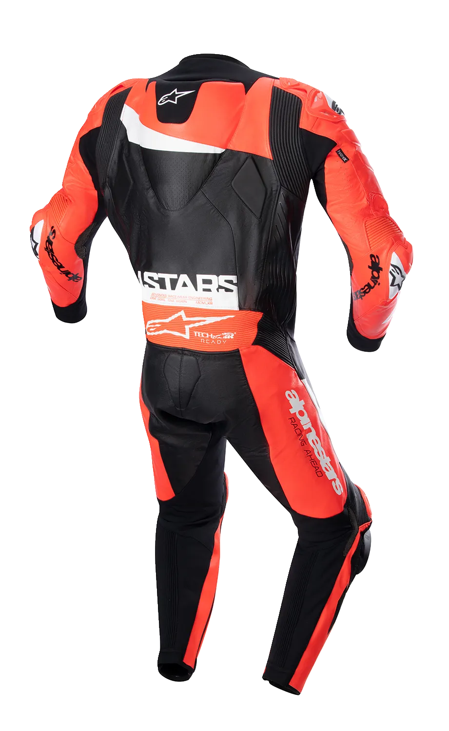 ALPINESTARS GP Plus v4 Leather Suit - Black/Red Fluo/White - US 48 / EU 58 3150523132158