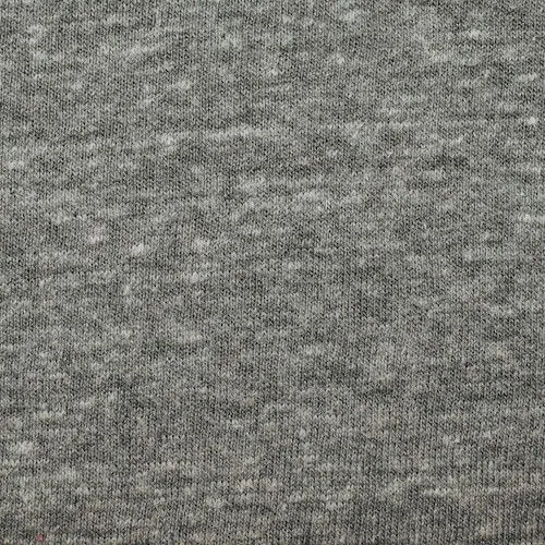 Ash Gray Soft Slubbed T-shirt Jersey Knit Fabric