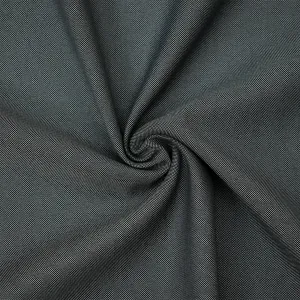 Black-White Poly Wool Dobby Woven Shirting Fabric