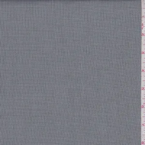 Black/Grey Mini Basketweave Shirting Fabric