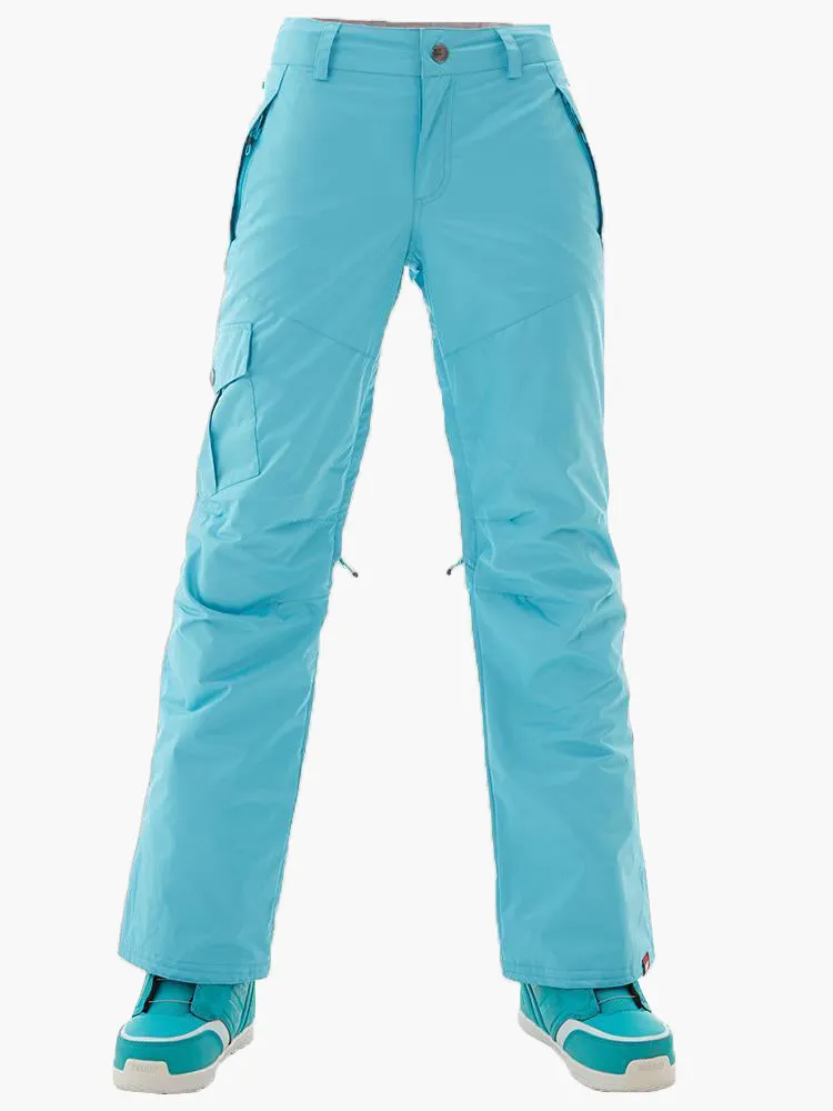 Blue Thermal Warm High Waterproof Windproof Women's Ski Pants/Snow Pants-XS Code