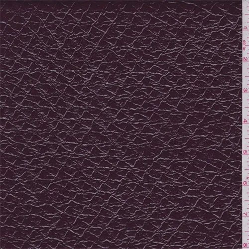 Burgundy Patent Embossed Coating Fabric