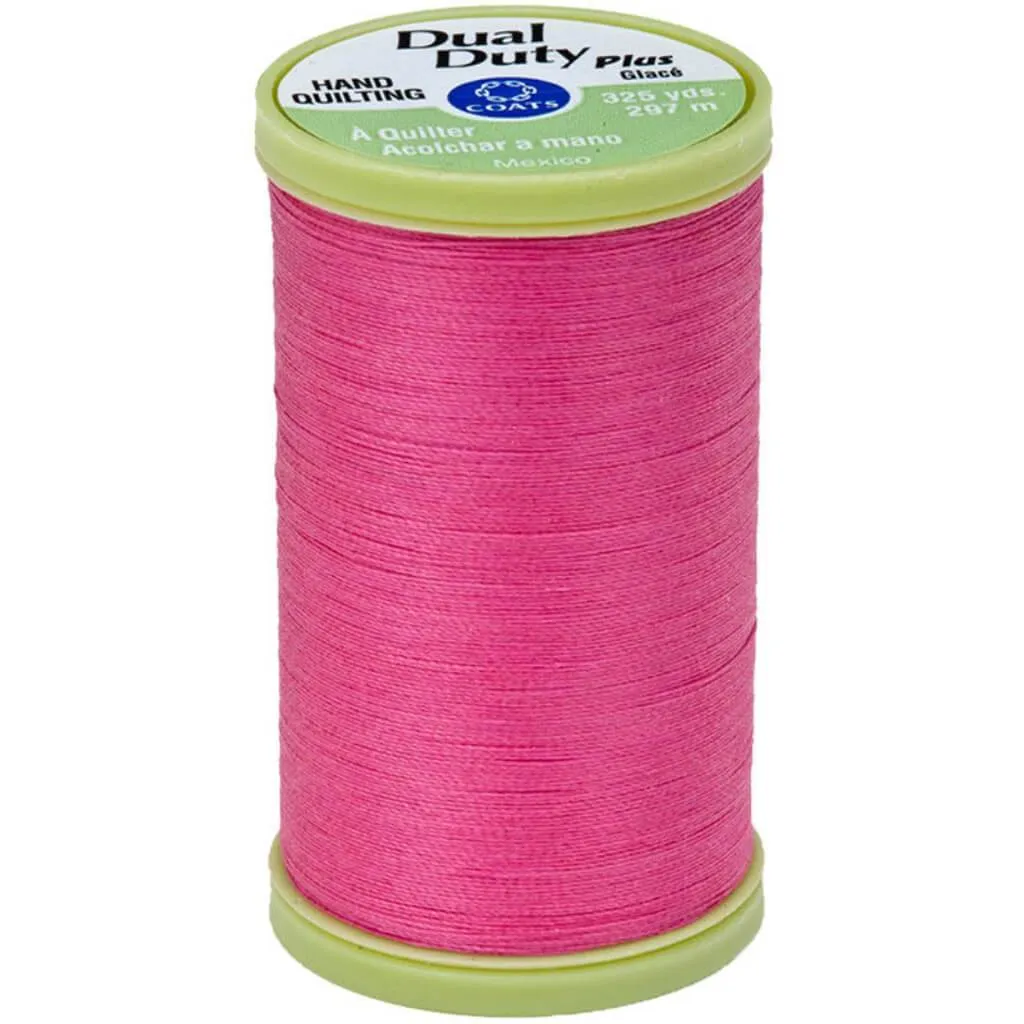 Coats Dual Duty Plus Hand Quilting Thread 325yd Hot Pink