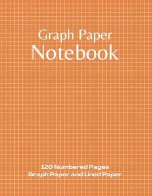 Coil Bound Graph Paper Notebook with Numbered Pages