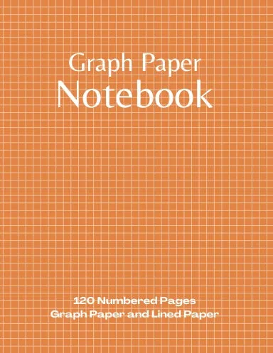 Coil Bound Graph Paper Notebook with Numbered Pages