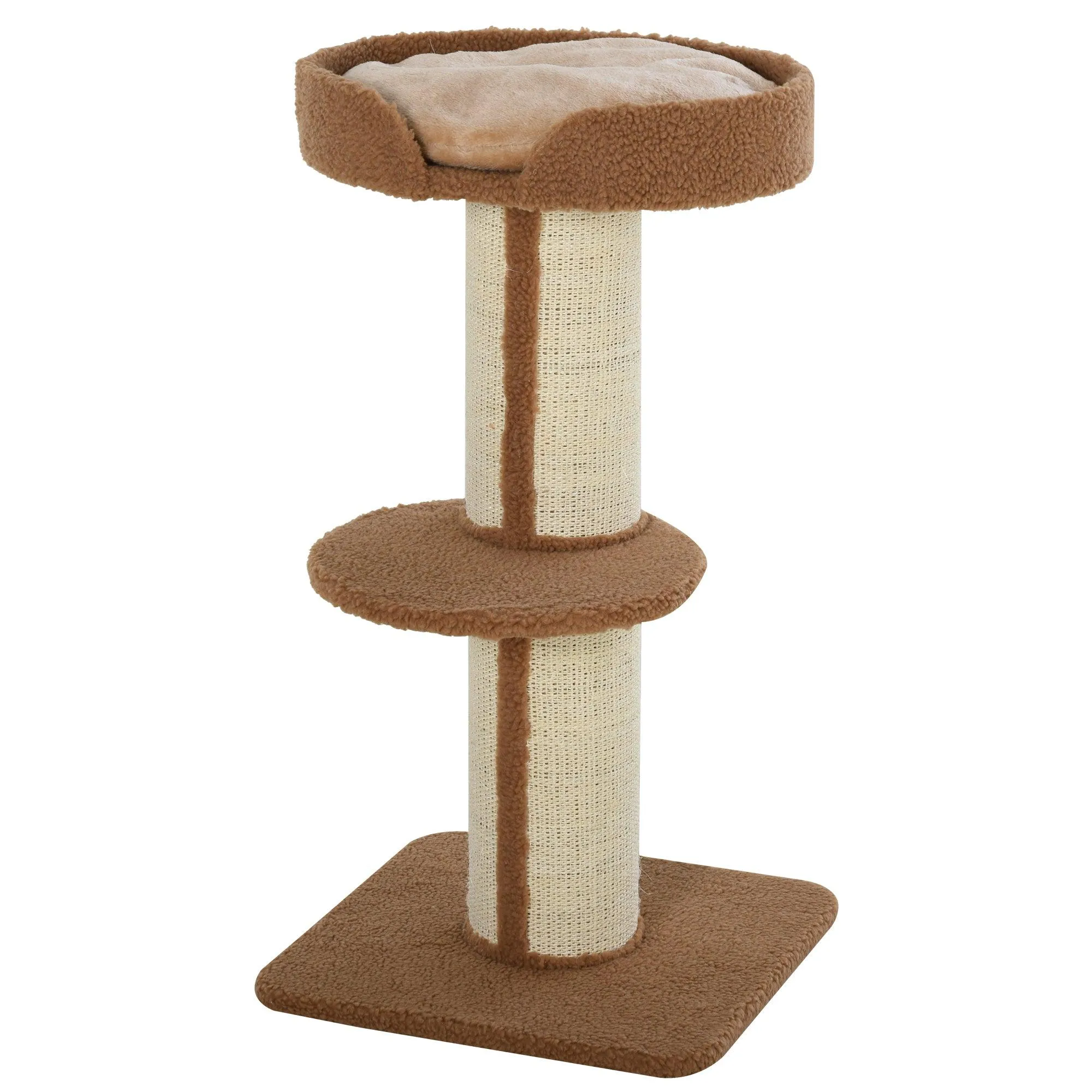 Comfortable Cat Tree Tower 91cm - Light Brown