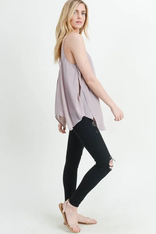 Flowy Chiffon Tank - large