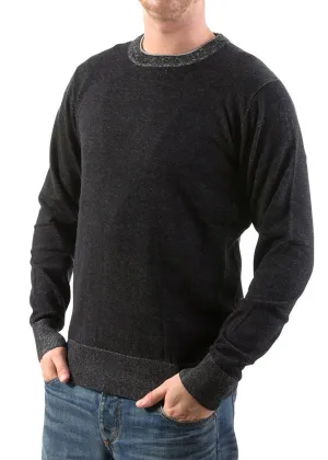 F/X Fusion Trend Men's Luxury Fitted Ribbed Crew Neck Sweater - Available in Colors - CLEARANCE - FINAL SALE