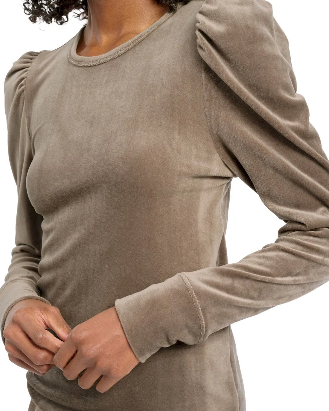 Ingrid Velour Long Sleeve Tee