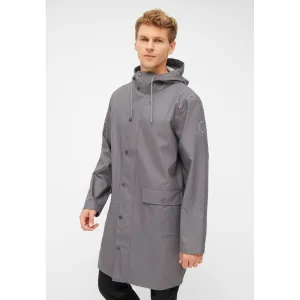 Leon Light Weight PU Raincoat - Concrete