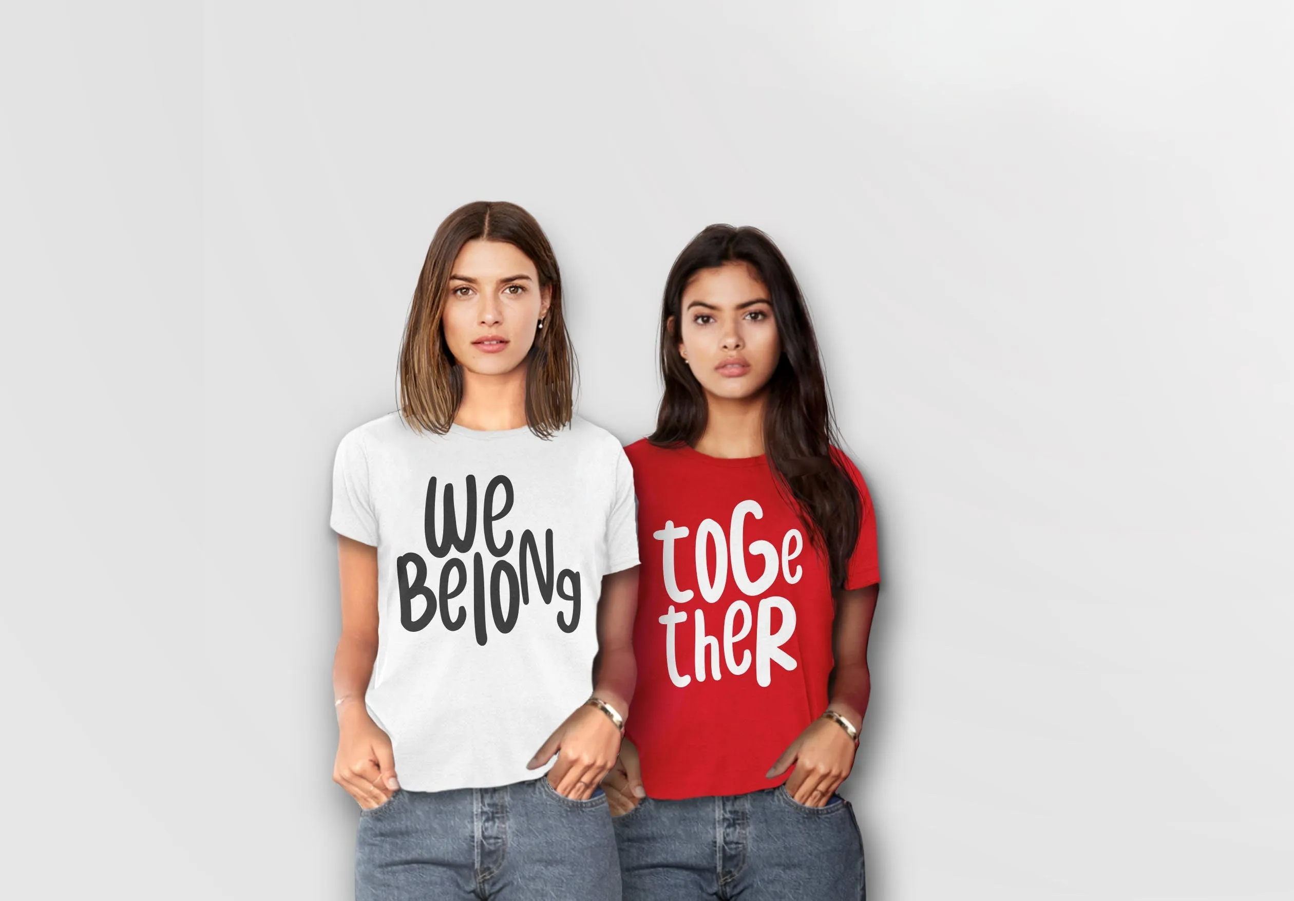 Matching We Belong Together Shirts for Couples & Families