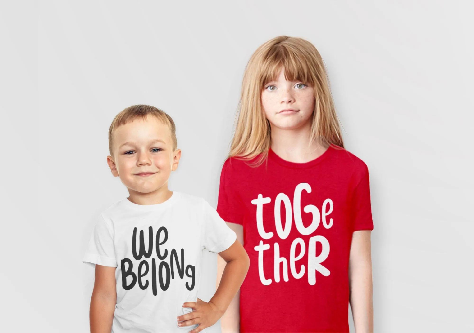 Matching We Belong Together Shirts for Couples & Families