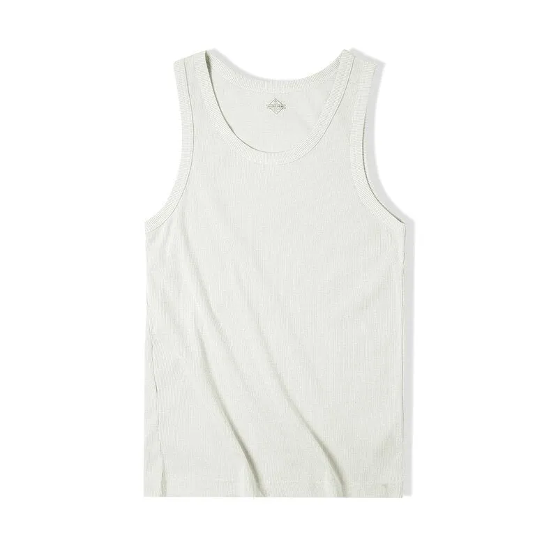 Men's Rib Vest Tank Tops