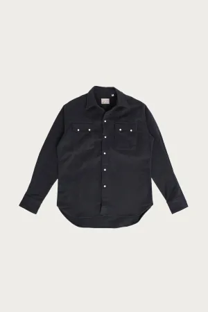 Moleskin Pearl Snap Shirt - Graphite