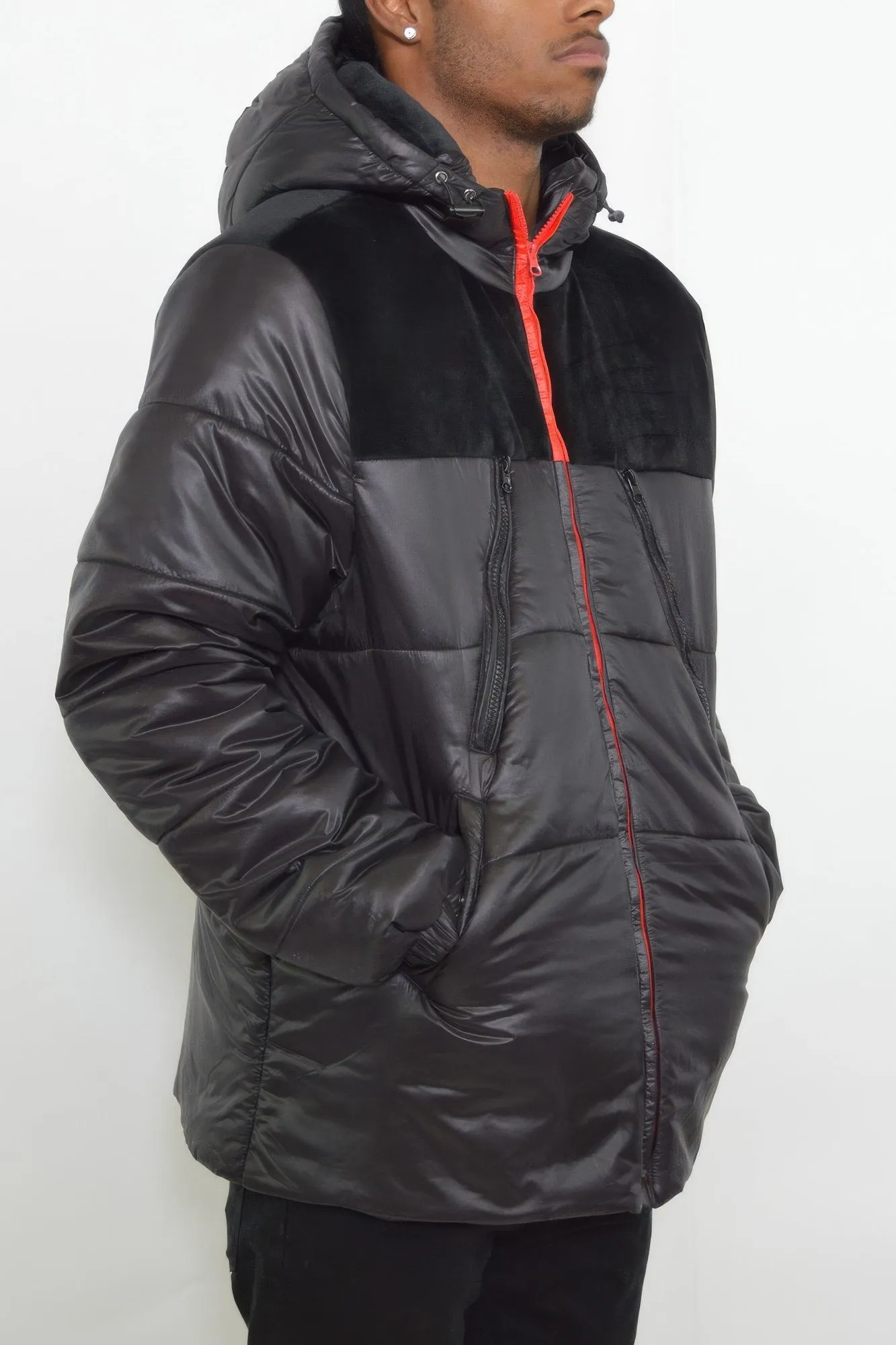 NicholesGifts Mens Padded Puffer Jacket