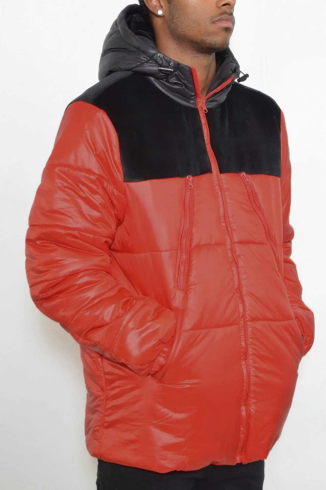 NicholesGifts Mens Padded Puffer Jacket