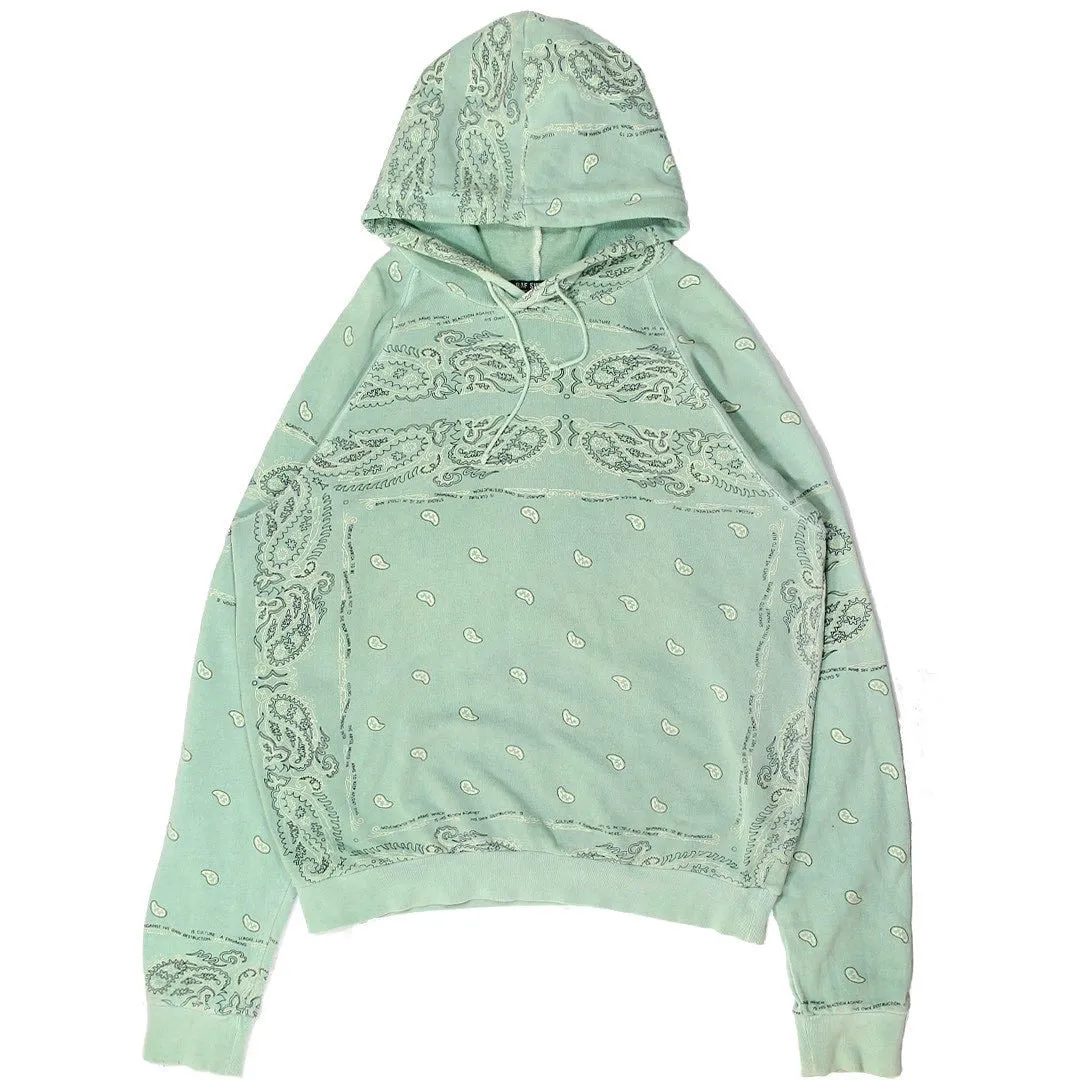 Raf Simons Teal paisley A/W04 “Waves”