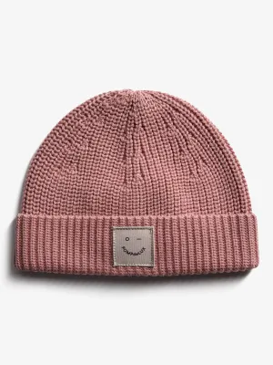 Ribbed Knit Beanie - Kids - Dusty Rose