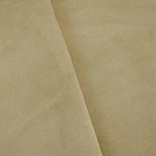 Sandcastle Beige Faux Suede Home Decorating Fabric