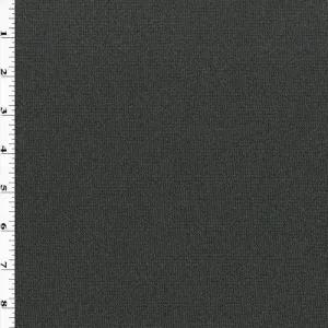 Stone Gray Textured Knit Jacketing Fabric