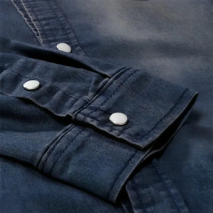 The Colton Long Sleeve Denim Shirt - Multiple Colors