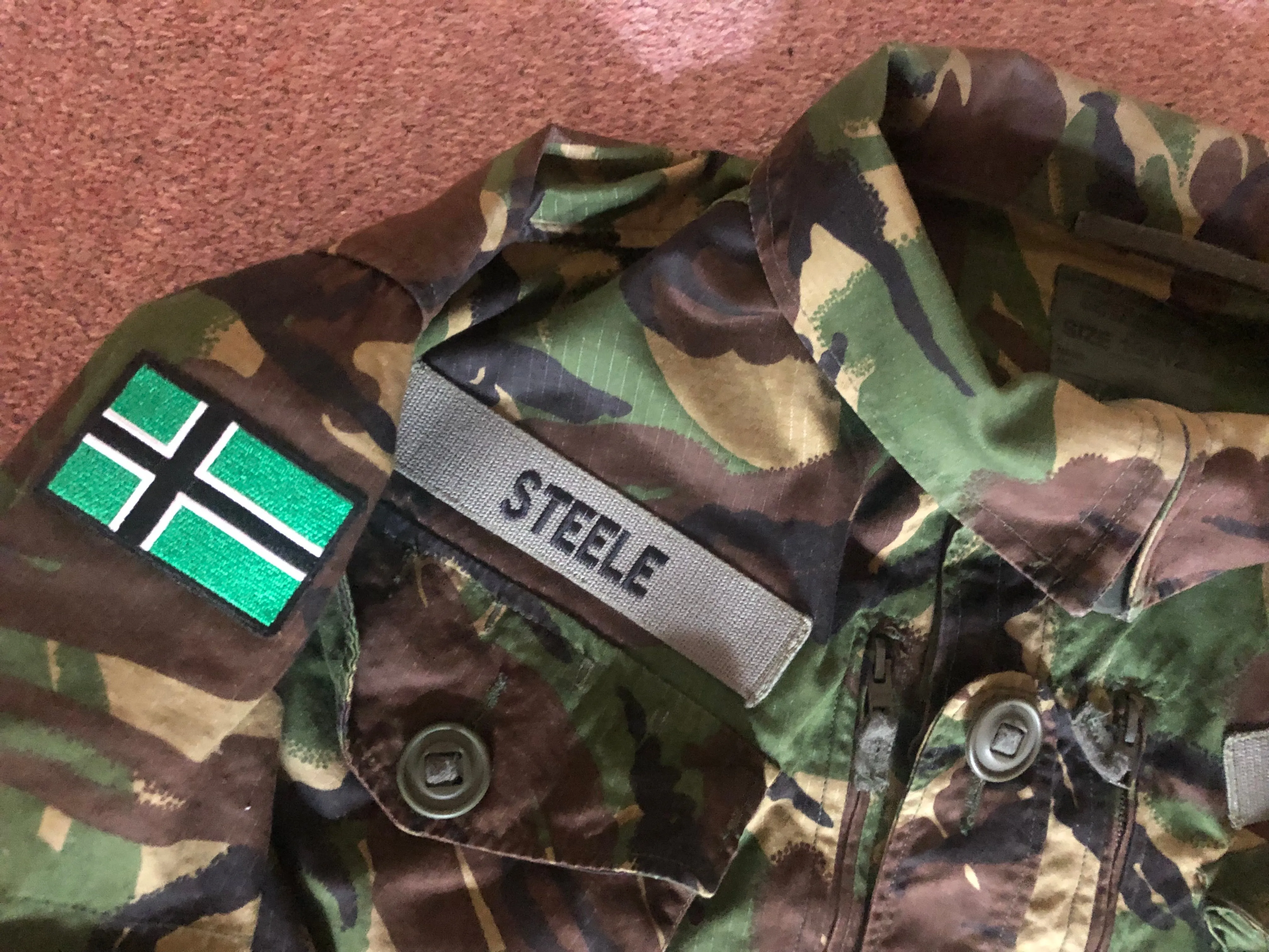 Type O Negative Vinnland Army Camouflage Woodland DPM Jacket Pete Steele Bloody Kisses