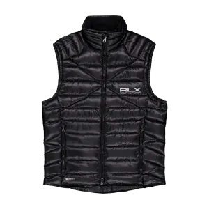 Water-Repellent Down Vest Polo Black