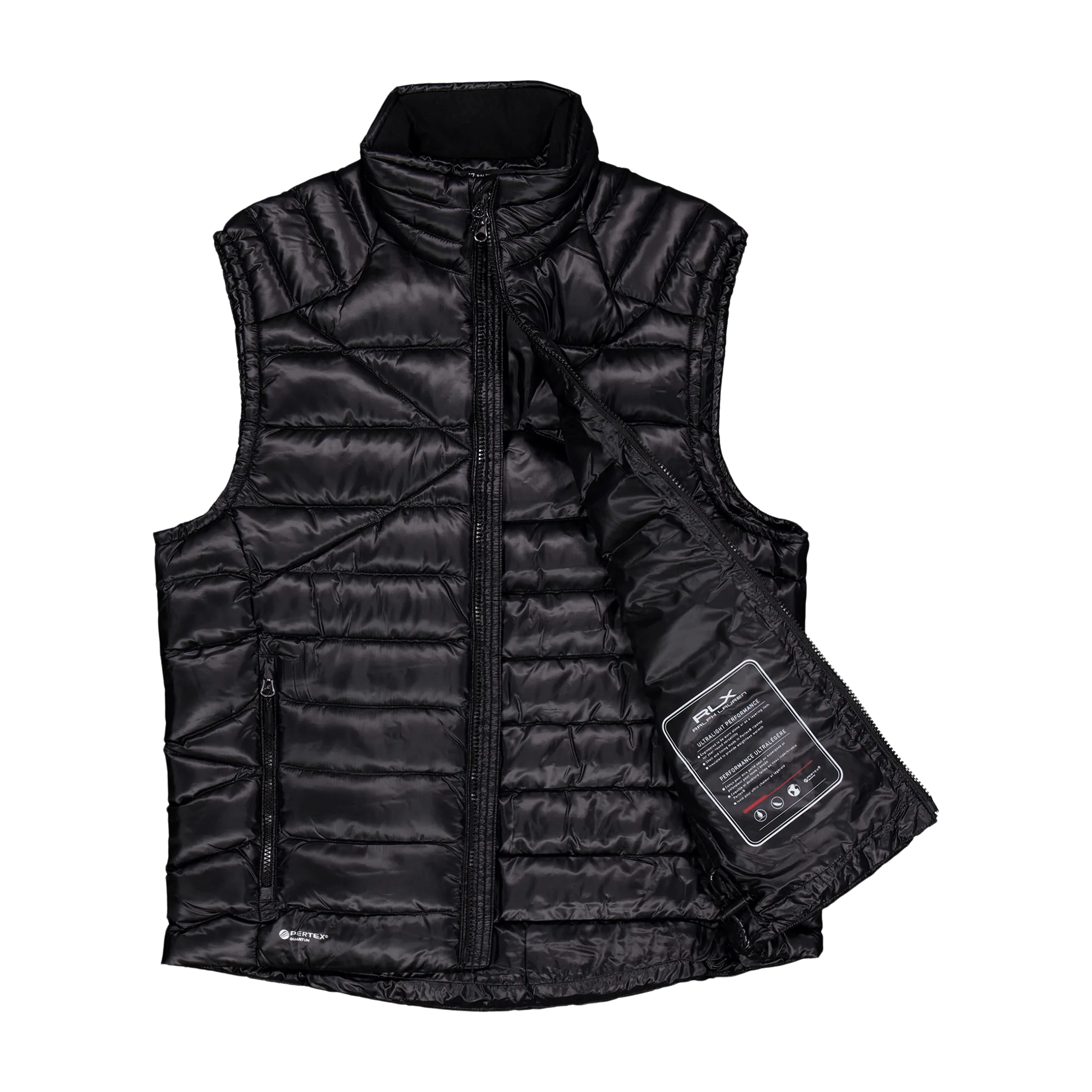 Water-Repellent Down Vest Polo Black