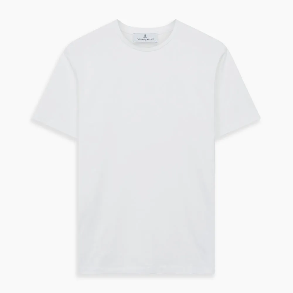 White Davey Cotton T-Shirt