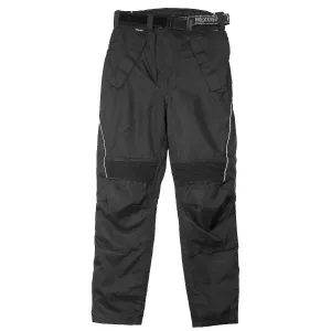 Xelement CF2131 Men’s ‘Road Racer’ Black Tri-Tex Motorcycle Racing Pants with X-Armor Protection